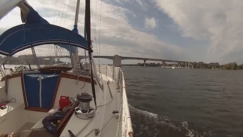 Final Approach to the Sturgeon Bay bridge