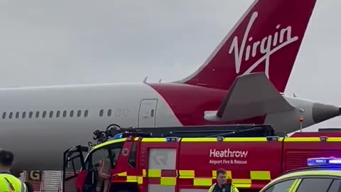 El Boeing 787-9 de Virgin Atlantic choca con un Airbus A350-1041 de British Airways