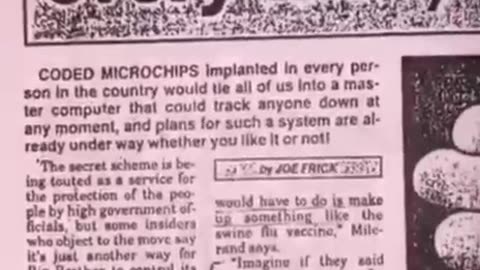 1991- BEHOLD A PALE HORSE" Chipping a population WAS Science Fiction