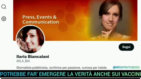 ILARIA BIANCALANI, GIORNALISTA, AFFERMA CHE I COLLEGHI IN RAI HANNO L'ORDINE, DA MATTARELLA E DRAGHI, DI DIRE CHE I "NOVAX" SONO TUTTI DEI CRIMINALI - QUESTO POTREBBE FAR EMERGERE, FINALMENTE, LA VERITA’ ANCHE SUI VACCINI. 🇮🇹👍