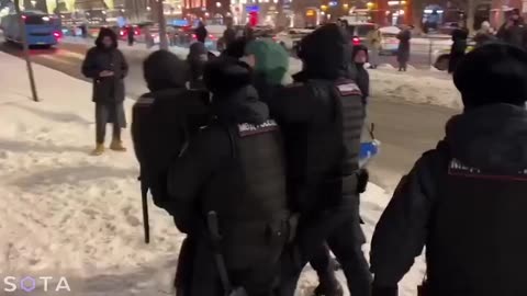 Russian Police Thugs Snatching People Off the Street