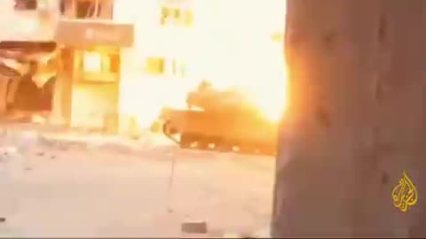 AL WASAM LATEST ACTION RAPIDLY DESTROYING TANKS IN GAZA