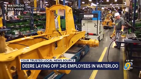 #Iowa - John Deere to lay off 345 more production workers