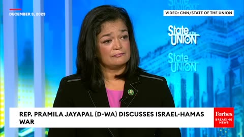 Pramila Jayapal- 'Innocent Palestinians Deserve The Same Respect As Innocent Israelis'