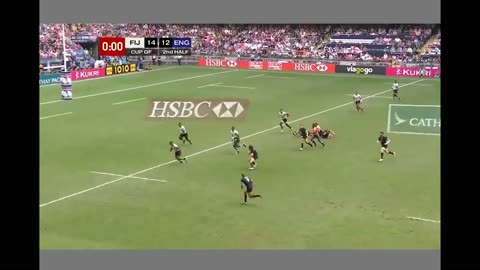 Team Defence 2015 QF Hong Kong 7s Fiji Vs England