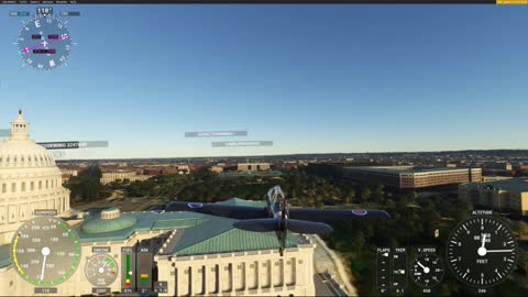 T6 Texan Washington DC Aerial Tour: The U.S. Capitol