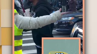 NYC Traffic Clash, Angry Driver vs. Pro-Palestinian