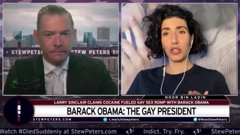 Stew Peters: Obama Outed As HOMO Cocaine Whore,Bin Laden's Niece, ADL and Elon Musk