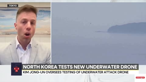 Kim Jong-Un oversees testing of North Korea underwater nuclear attack drone
