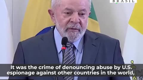 Na Itália, Lula diz que imprensa é "covarde" por não defender Assange