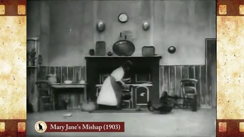 Mary Jane's Mishap (1903) 🐱 Cat Movies 🎥🐈