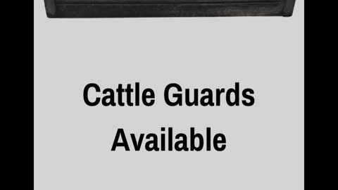 Cattleguards!