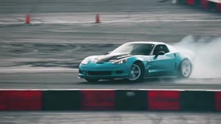Corvette Drifting