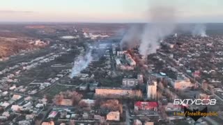 ⚡️ Panorama right now of Artyomovsk-Bakhmut, Donetsk Republic, West Russia