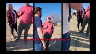 BIG BULLY COP ASSAULTS & THREATENS PROTESTERS AFTER DESTROYING A $2,500 CAMERA