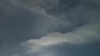 Unidentified Glowing Flying Spherical Object over Dublin, Ireland