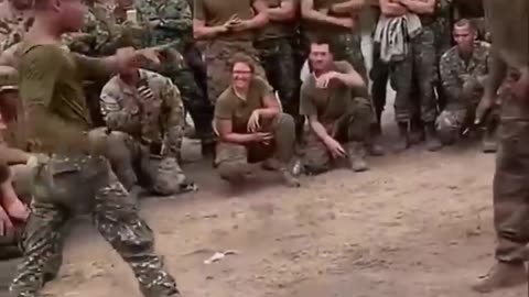 Friendly Knife Fighting Between Marine And USMC Viral Video #116
