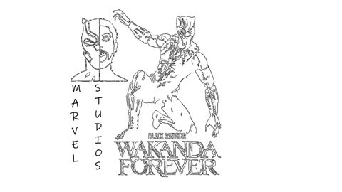 FUN FACTS ABOUT BLACK PANTHER WAKANDA FOREVER with drawing & Sketch Illustration