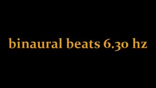 binaural beats 6 30 hz