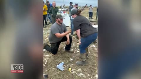 Man Proposes to Girlfriend After Losing Ring During Tornado