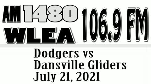 Hornell Dodgers vs Dansville Gliders, July 21, 2021