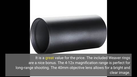 User Comments: Hawke Sport Optics Vantage 4-12x40 Rimfire .17 HMR Riflescope Bundle with 2-Piec...