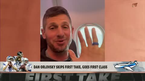 Stephen A. still calls Orlovsky PATHETIC after he FINALLY flew 1st class ?? | First Take