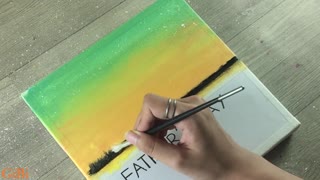 Father's Day, beginner acrylic painting suggestions, and a painting tutorial