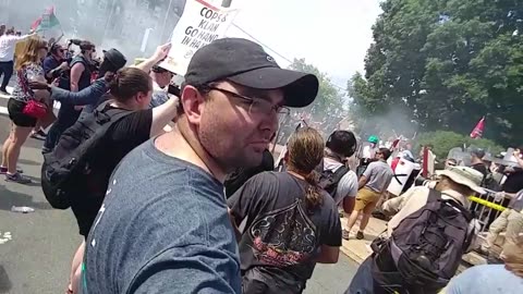 Aug 12 2017 Charlottesville 2.2.0 Teargas deployed by police