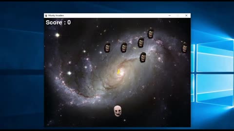 Munky Invaders #videogame #python - ft. The Dead Zone