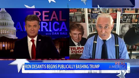 REAL AMERICA -- Dan Ball W/ Roger Stone, People Are Losing Trust In Ron DeSantis, 3/23/23