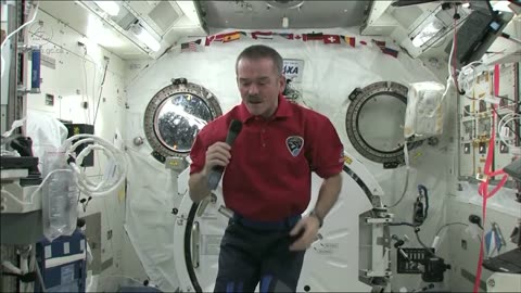 Getting sick in space