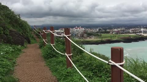 20 Second Korea: View of Hamdeok Beach from Above