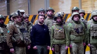 Zelenskiy visits troops in eastern Ukraine