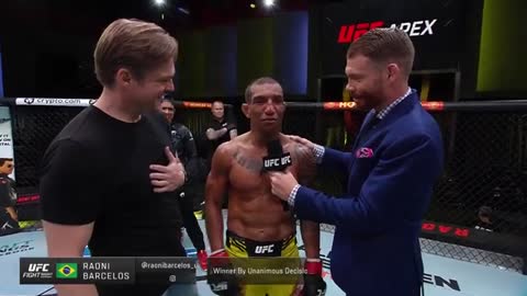 Raoni Barcelos Octagon Interview | UFC Vegas 61