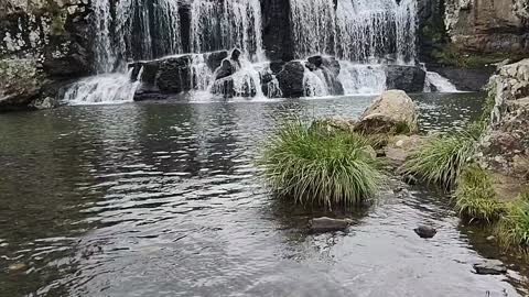 Barrinha waterfall. In the stade of Santa Catarina Brazil.