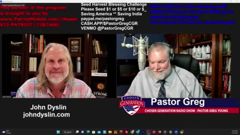 John Dyslin shares Nehemiah Strong with Pastor Greg