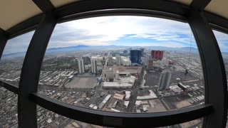 Blasian Babies Parents Tour The Observation Deck Of The Stratosphere Tower In Las Vegas, NV