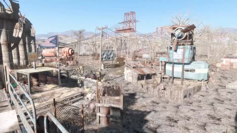 Fallout4 Country Crossing settlement build tour- Improvised Minuteman Fort