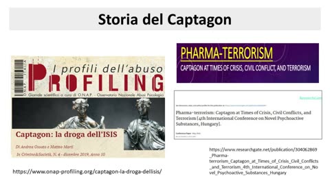 CAPTAGON,la droga del terrore DOCUMENTARIO il documentario tratta le droghe dal punto di vista prettamente scientifico e farmacologico.NON SI INCITA NESSUNO A FARNE USO E DI NON USARE QUESTE DROGHE SINTETICHE