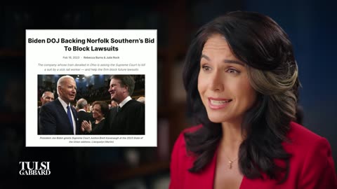 Tulsi Gabbard Rips Apart East Palestine Train Derailment In Epic Video