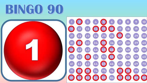 90-Ball - Bingo Caller - Game#2 New American English
