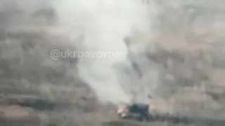 🚀🇺🇦 Ukraine Russia War | Burning Russian Vehicle Moves Through Field, Infantry Seen Behind | N | RCF