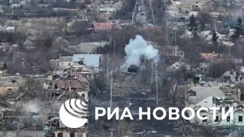 Destruction of the Ukrainian BMP by "musicians WAGNER" in the south of Artemovsk (Bakhmut)