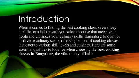 Qualities to Find the Best Cooking Classes in Bangalore
