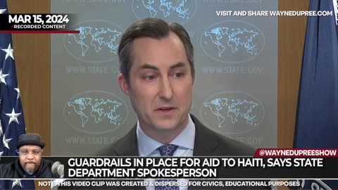 Guardrails in Place for Aid to Haiti, Says State Department Spokesperson