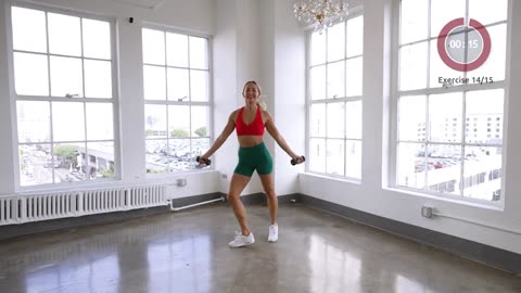3 Min Dancer Barre Arms (Beat Workout to Sia's _Candy Cane Lane_🎵)