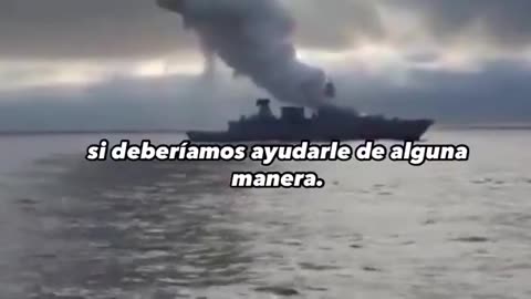 Explotan misiles de la fragata Alemana en el mar rojo antes de ser lanzados