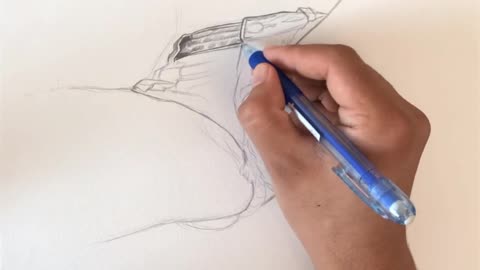 Pencil drawing tutorial, hidden