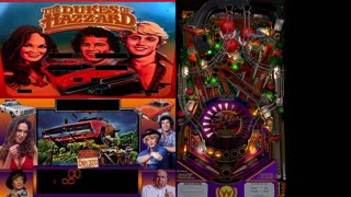 Dukes of Hazzard Pinball 2022 VPX Game play